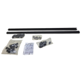 Modular 4-Section Track Kit Ceiling/Wall-Mounted Curtain Track System