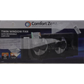 Comfort Zone CZ12817 9-Inch Reversible Twin Window Fan