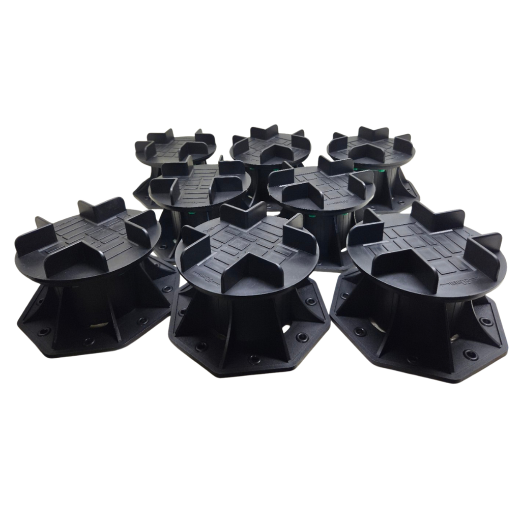 Adjustable Deck Support Pedestal (50–80 mm Approx.) Adjustable Decking & Paver Support Pedestal