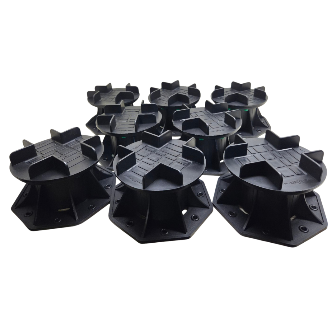 Adjustable Deck Support Pedestal (50–80 mm Approx.) Adjustable Decking & Paver Support Pedestal