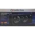 Comfort Zone CZ12817 9-Inch Twin Window Fan