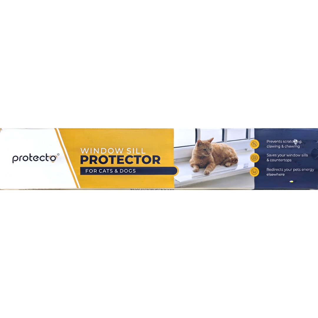 Protecto 29.5 x 5.25 in, 1-Pack Clear Pet Window Sill Protector