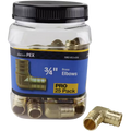 Apollo 3/4 in. Brass PEX-B Barb 90° Elbow Pro Pack, 25-Pack PEX Elbow Fitting