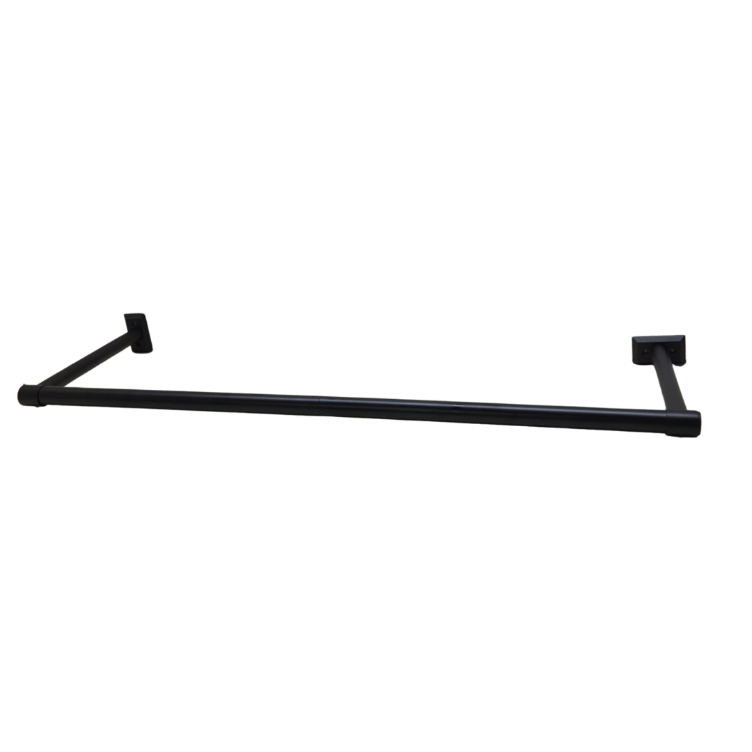 Mogaath MG-HP-S1-BK-T2-2Pack 2-Pack Wall-Mounted Hanging Planter Rods