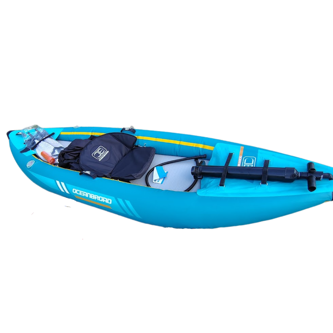OCEANBROAD V1-320 / V320, 10.5 ft 1-Person Inflatable Sit-In Kayak