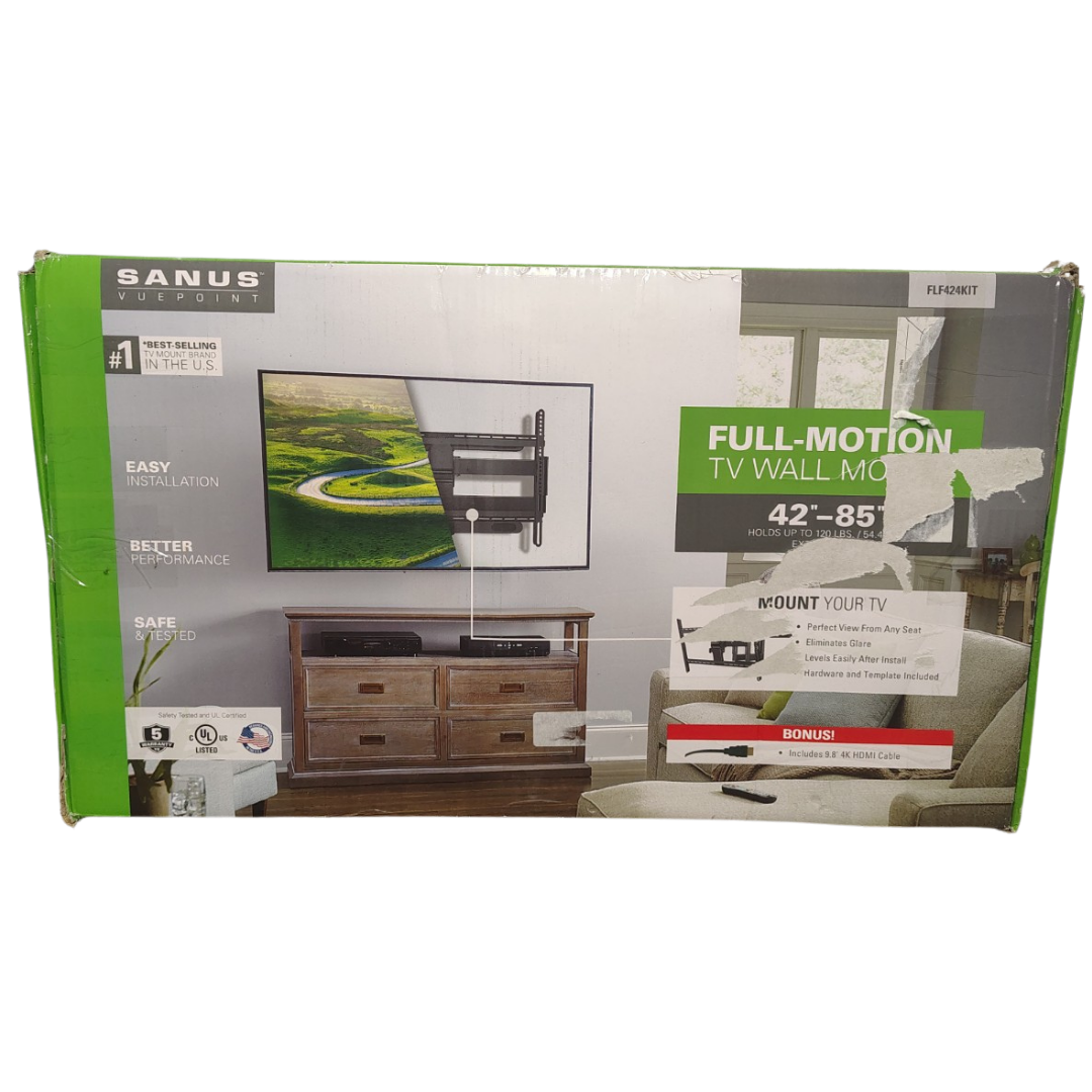 SANUS VuePoint FLF424KIT Full-Motion TV Wall Mount