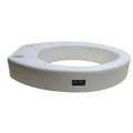 Carex FGB30600 0000 Elongated Toilet Seat Elevator / Raised Toilet Seat Riser