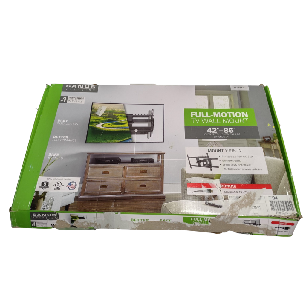 SANUS Vuepoint FLF424KIT Full-Motion TV Wall Mount