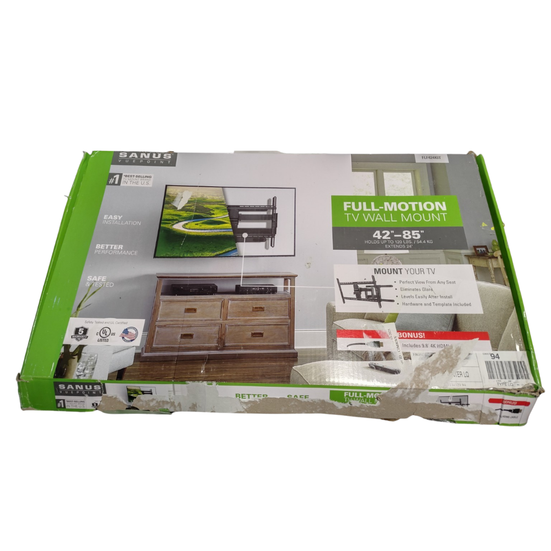 SANUS Vuepoint FLF424KIT Full-Motion TV Wall Mount