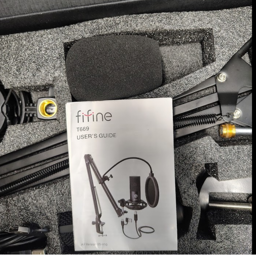 FIFINE T669 USB Condenser Microphone Kit