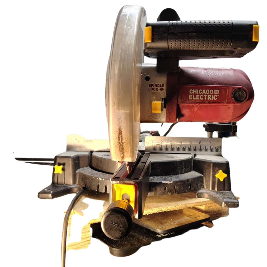 Chicago Electric Power Tools 61970 12 in. Dual-Bevel Sliding Compound Miter Saw