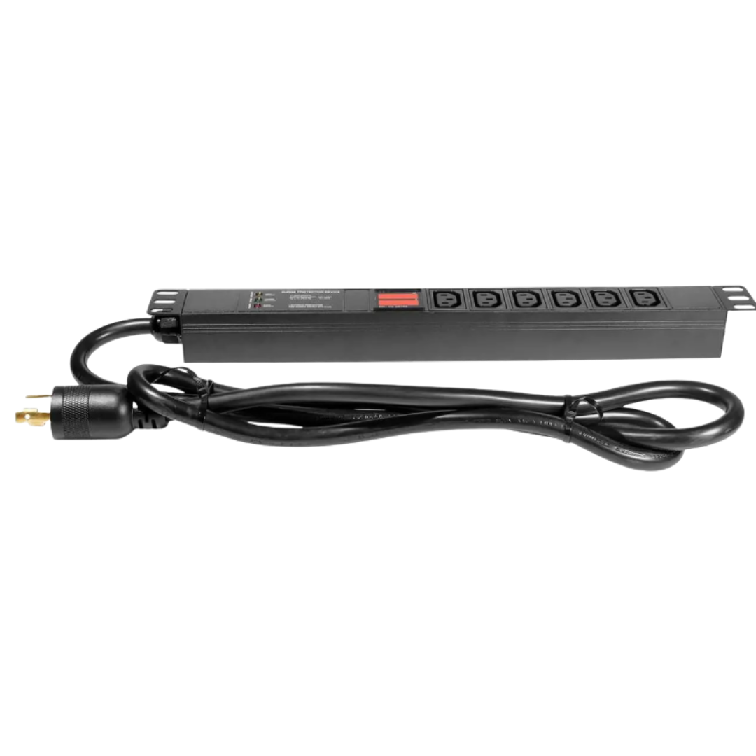 Valiant Power PDU-IEC Series Metered Rack PDU Rack Mount Power Distribution Unit (PDU) with Surge Protection
