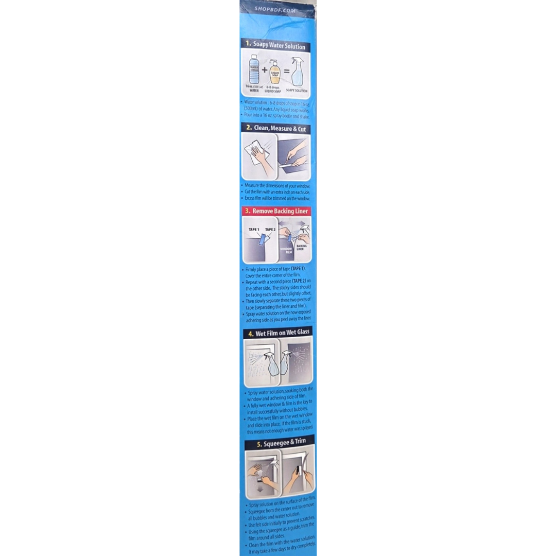 BDF (Buy Decorative Film)  Decorative Window Privacy Film Roll
