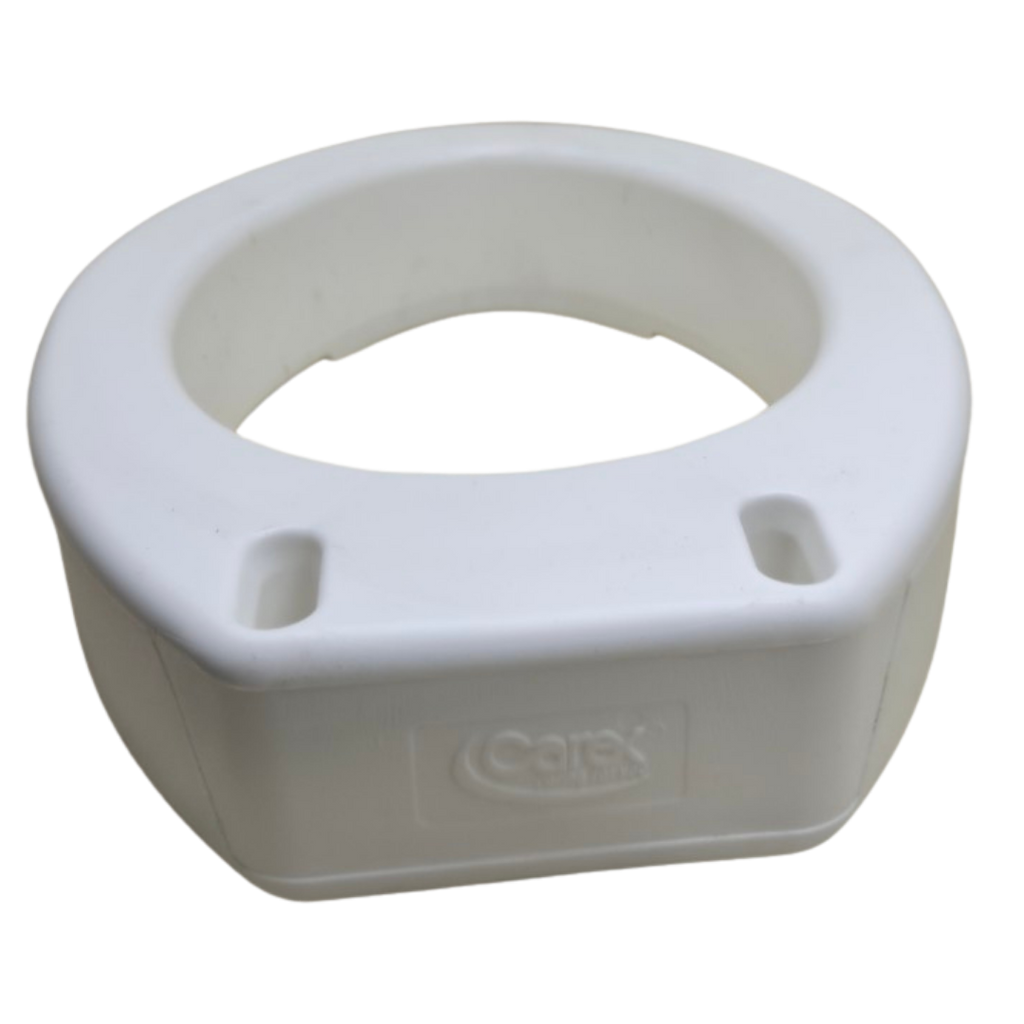 Carex FGB30600 0000 Elongated Toilet Seat Elevator / Raised Toilet Seat Riser