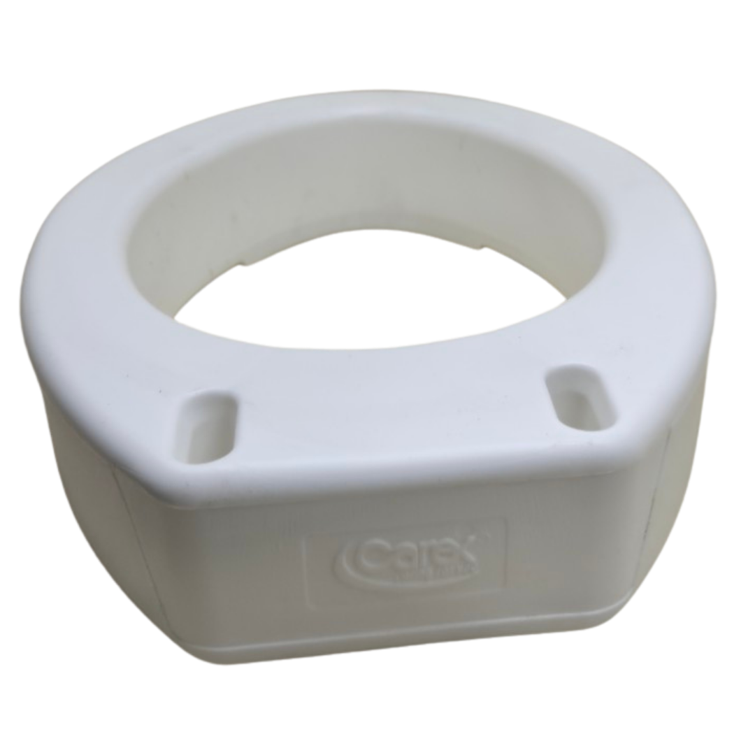 Carex FGB30600 0000 Elongated Toilet Seat Elevator / Raised Toilet Seat Riser