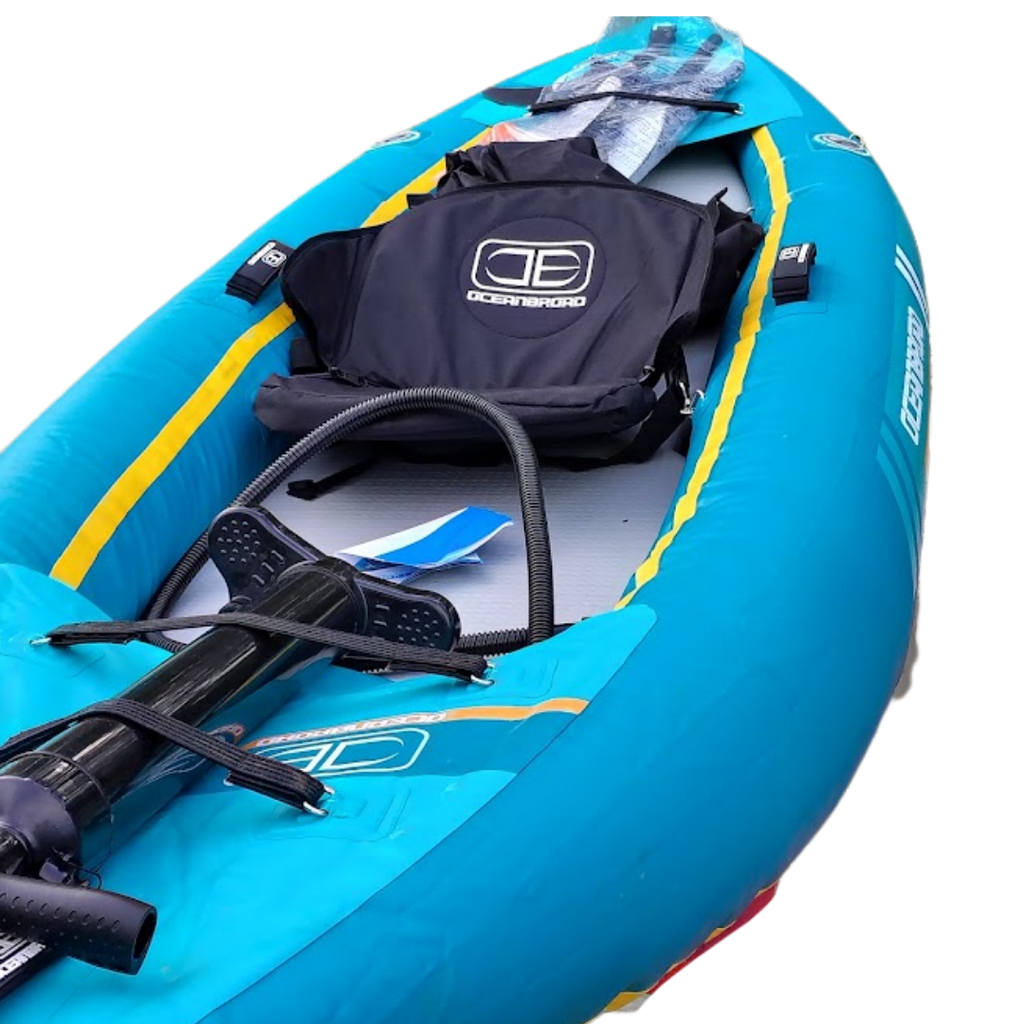 OCEANBROAD V1-320 / V320, 10.5 ft 1-Person Inflatable Sit-In Kayak