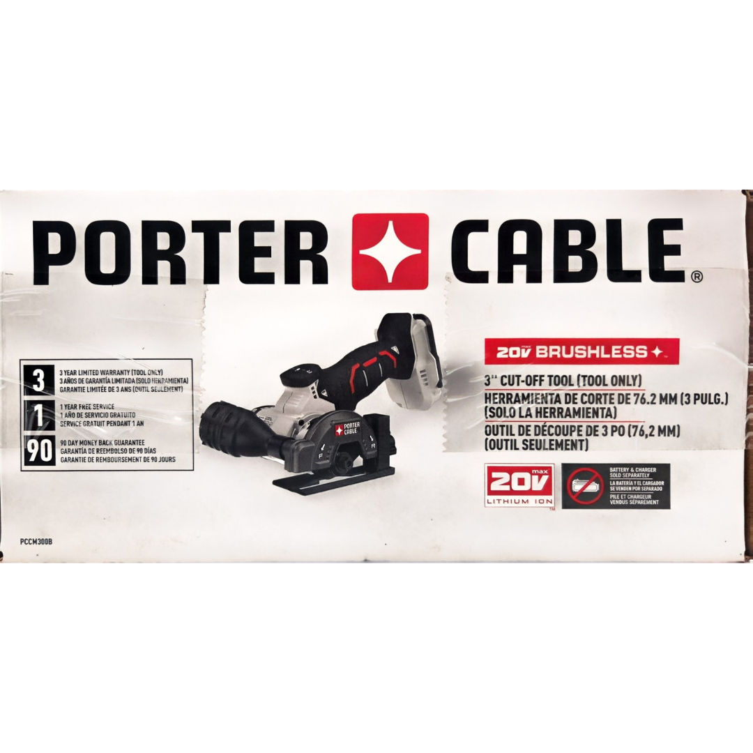 PORTER-CABLE PCCM300B 20V MAX Brushless 3-inch Cordless Cut-Off Tool (Tool Only)