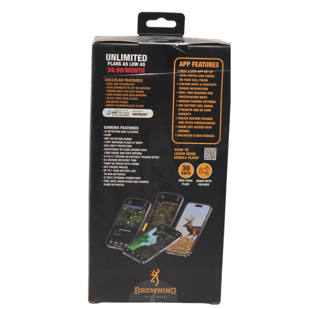 Browning Defender Vision Pro AI Cellular Trail Camera