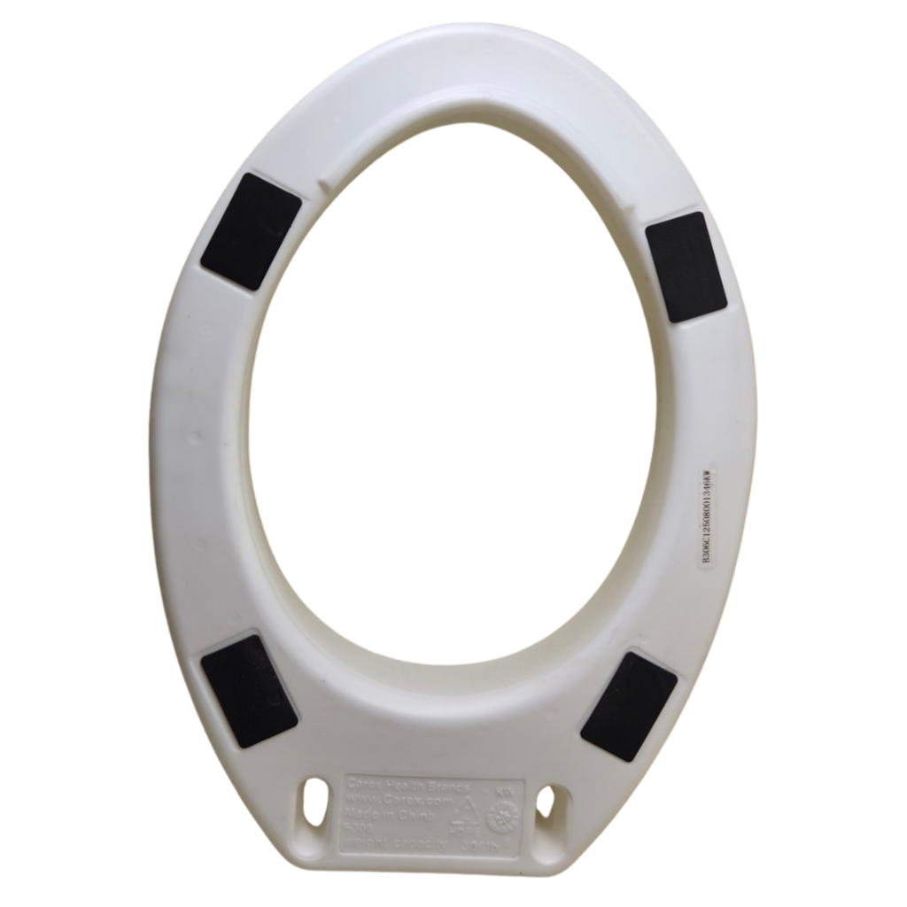 Carex FGB30600 0000 Elongated Toilet Seat Elevator / Raised Toilet Seat Riser