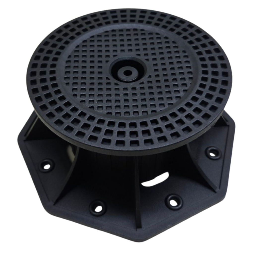 Adjustable Deck Support Pedestal (50–80 mm Approx.) Adjustable Decking & Paver Support Pedestal
