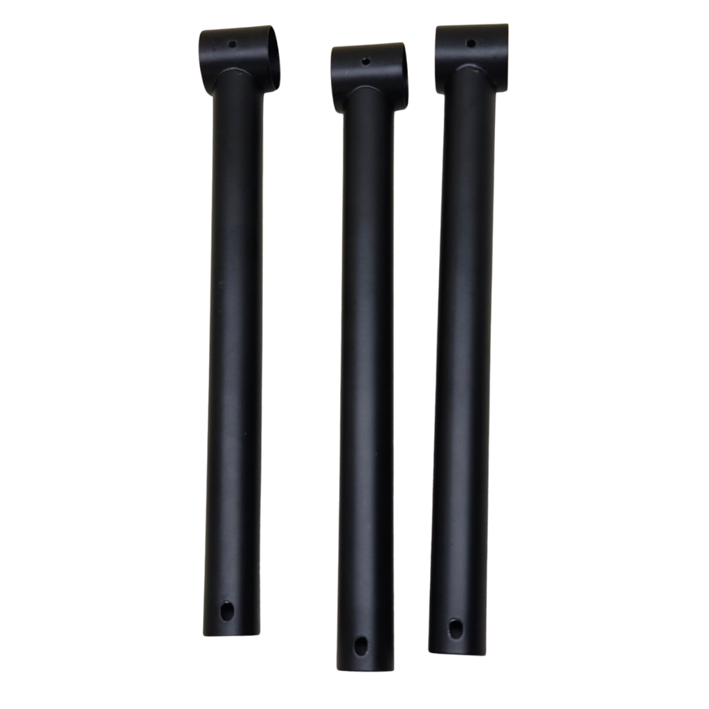 Mogaath MG-HP-S1-BK-T2-2Pack 2-Pack Wall-Mounted Hanging Planter Rods