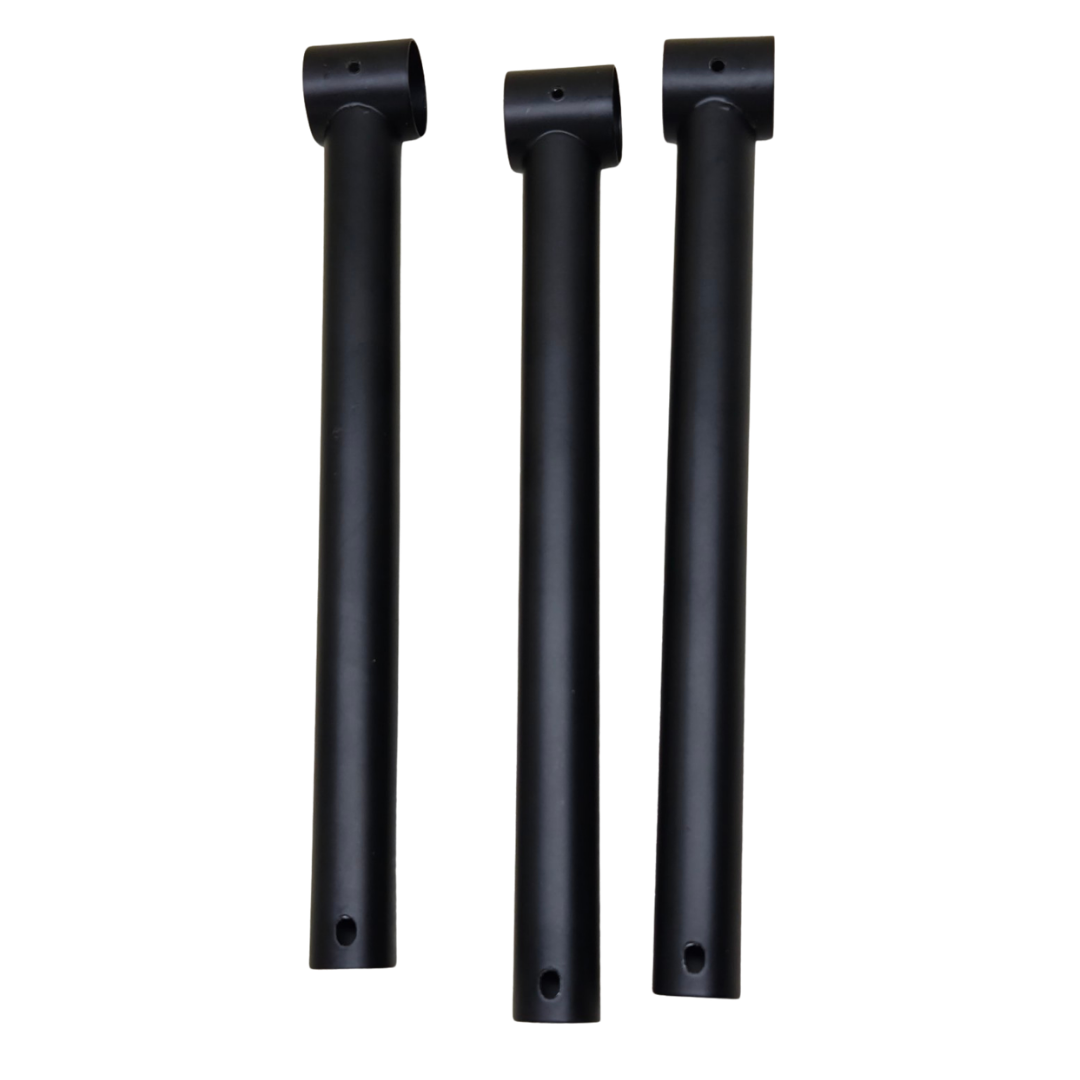 Mogaath MG-HP-S1-BK-T2-2Pack 2-Pack Wall-Mounted Hanging Planter Rods
