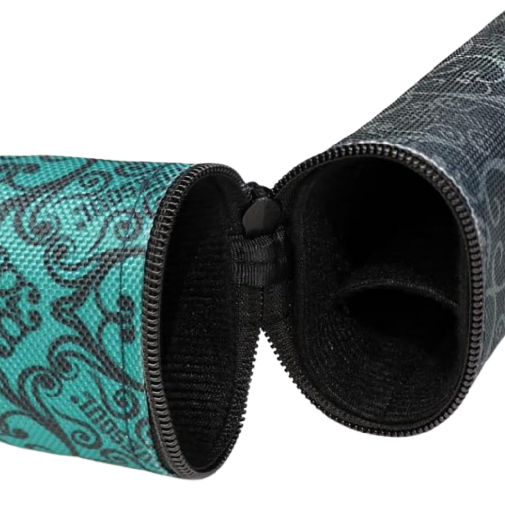 CUESOUL GORGEOUS Series 1 Butt / 1 Shaft Hard Cue Case (Green Design) Billiard Cue Case