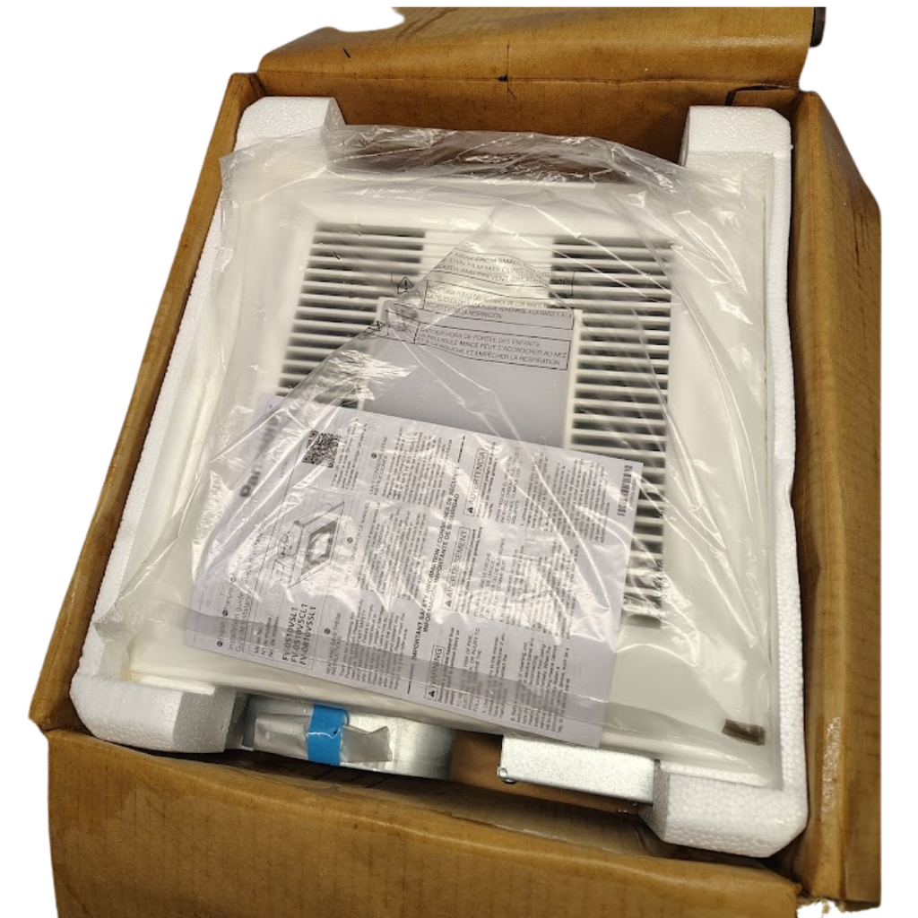 Panasonic WhisperValue DC Fan/LED Light Bathroom Exhaust Fan with LED Light