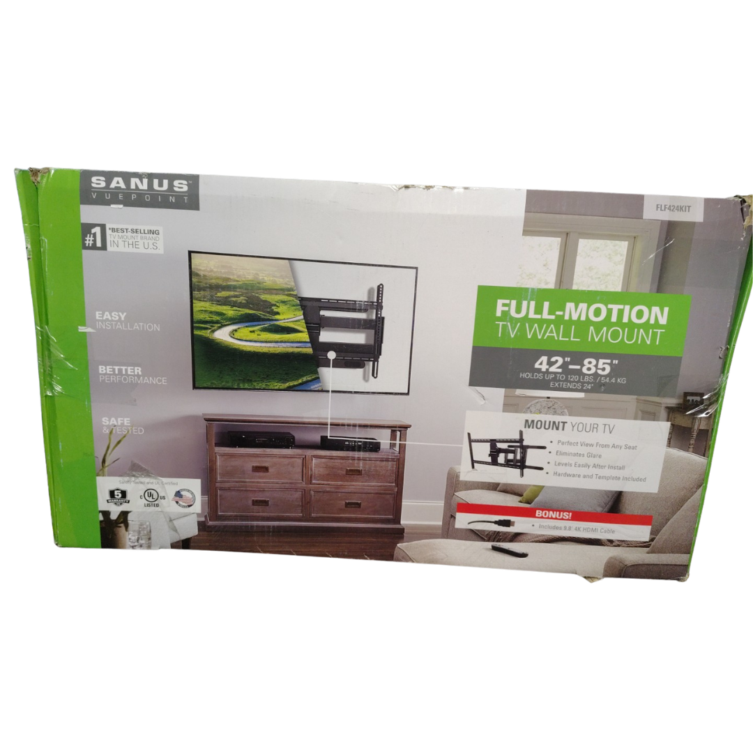 SANUS Vuepoint FLF424KIT Full-Motion TV Wall Mount