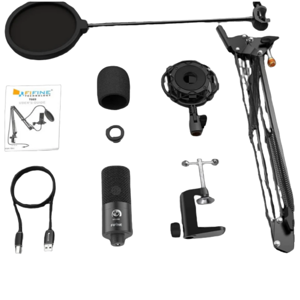 FIFINE T669 USB Condenser Microphone Kit