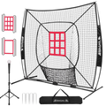 BAGAIL BN03-Black Baseball & Softball Practice Net