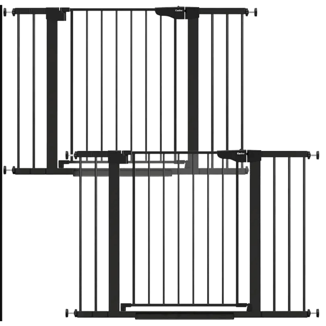 Cumbor CP7V1 (2-pack) Hardware-Mounted Baby Safety Gate