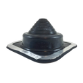 Dektite Dektite Premium #3 Black Square Base Roof Vent Pipe Flashing Boot