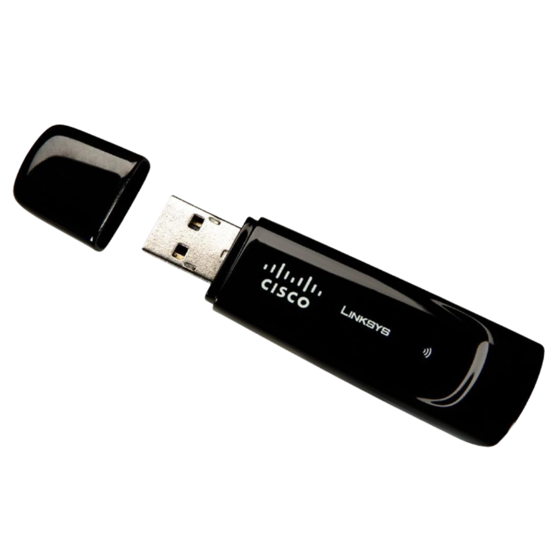Linksys RangePlus Wireless Network USB Adapter WUSB100 USB Wireless Network Adapter