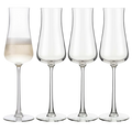 Threshold Strafford Champagne Glasses (4-Pack) Champagne Flute Glass Set