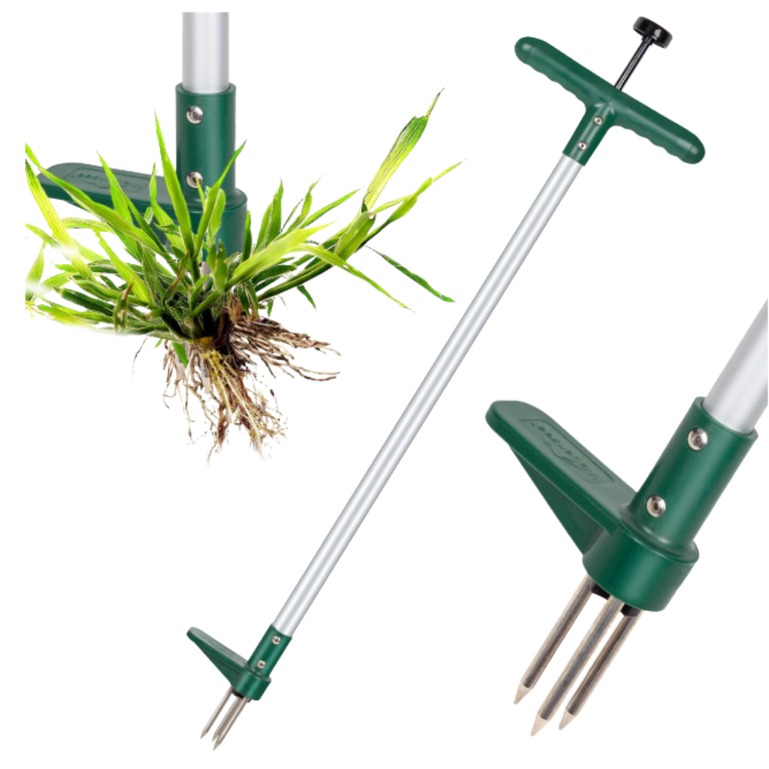 Walensee Weed Puller 3-Claw Stand-Up Weeder Manual Garden Weed Puller