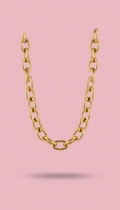 Chunky Gold Chain-Link Necklace